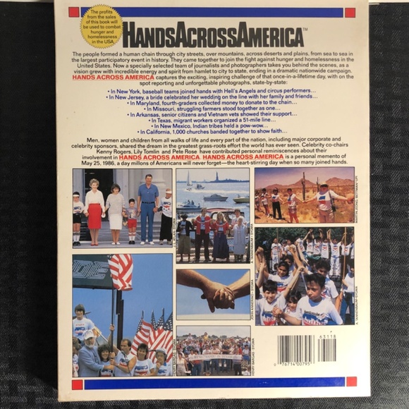 Hands across America, 1986 trade paperback book - Picture 5 of 6